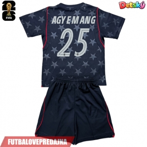 Lacne Dětský Futbalové dres Spojené štáty Patrick Agyemang #25 MS 2026 Krátky Rukáv - Preč (+ trenírky)